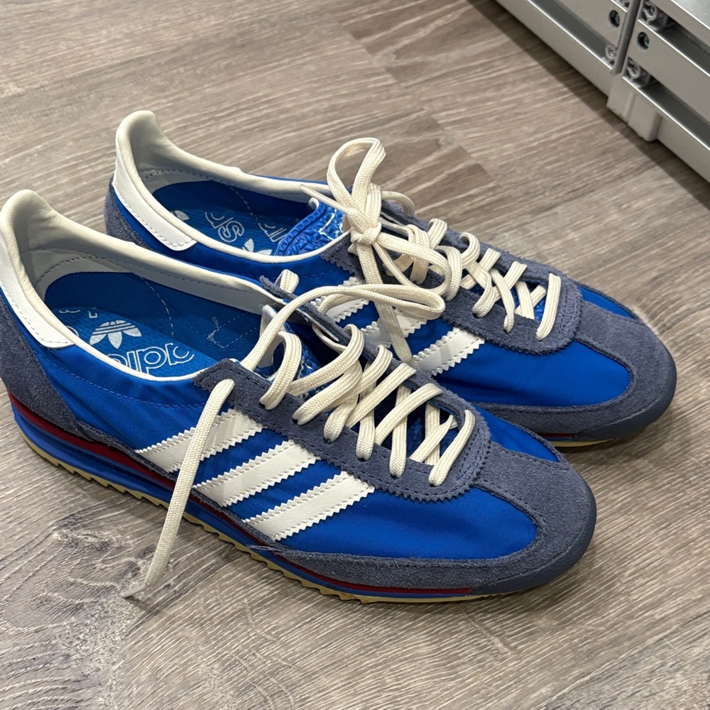 adidas Blue White Retro Sneakers
